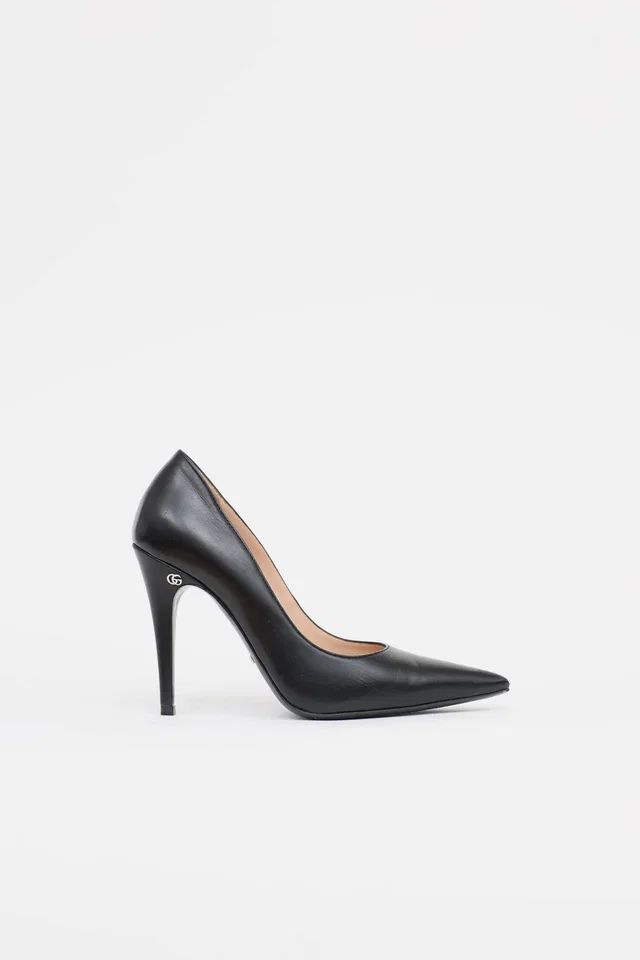 Gucci Leather Anita Pump in Leather from VSP Consignment