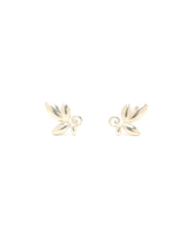 Tiffany & Co. Olive Leaf Sliver Earrings in Green from A Retro Tale