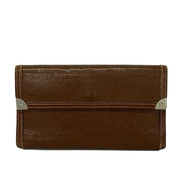 Louis Vuitton Wallet Suhali Porte Tresor International Sienne Leather in Leather from The Reluxe