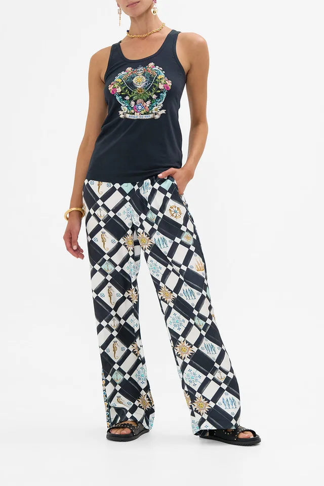 Camilla eBoutique BUTTON FRONT LOUNGE PANT FOLK AFLOAT from CAMILLA, photo 1 of 1