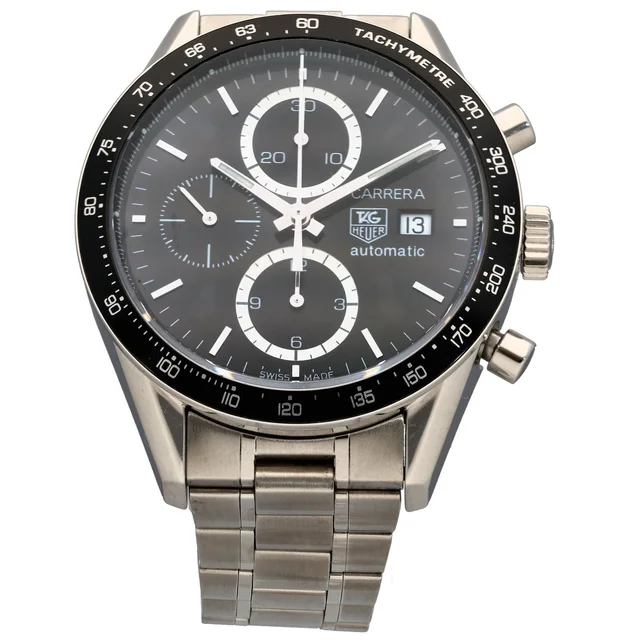 TAG Heuer Carrera CV2010-0 41mm Stainless Steel Watch from H&T