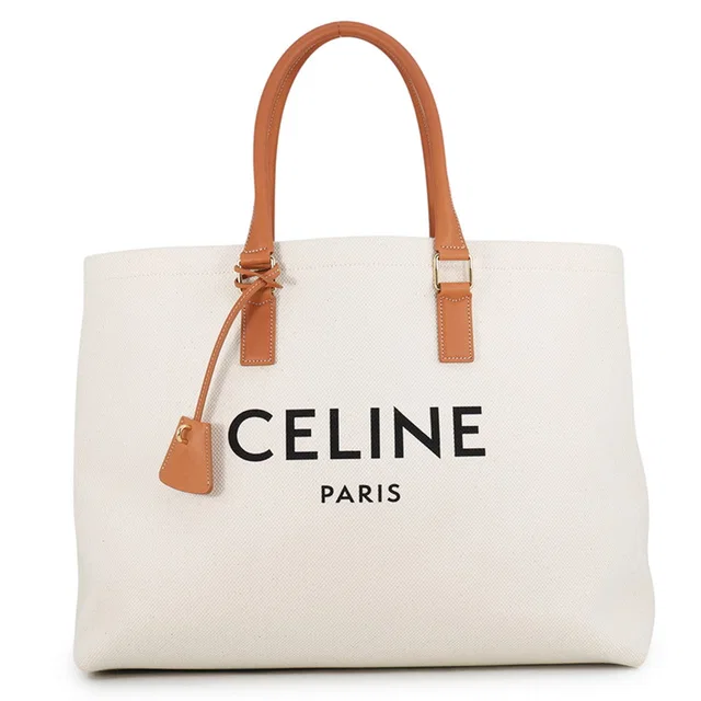 Celine Horizontal Cabas Natural/Tan190062BNZ Canvas in Beige Canvas from GALLERY RARE