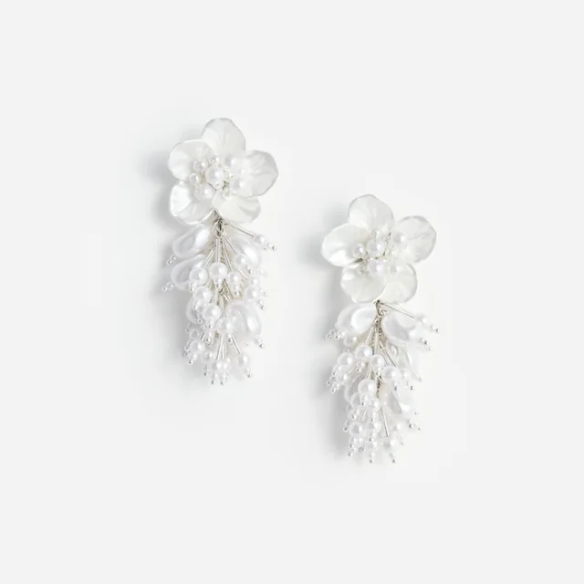 Self-Portrait Flower earrings, photo 3 of 5 from SENSER