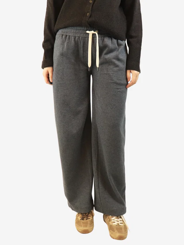 Brunello Cucinelli Grey elasticated joggers - size S in Grey from Sign of the Times