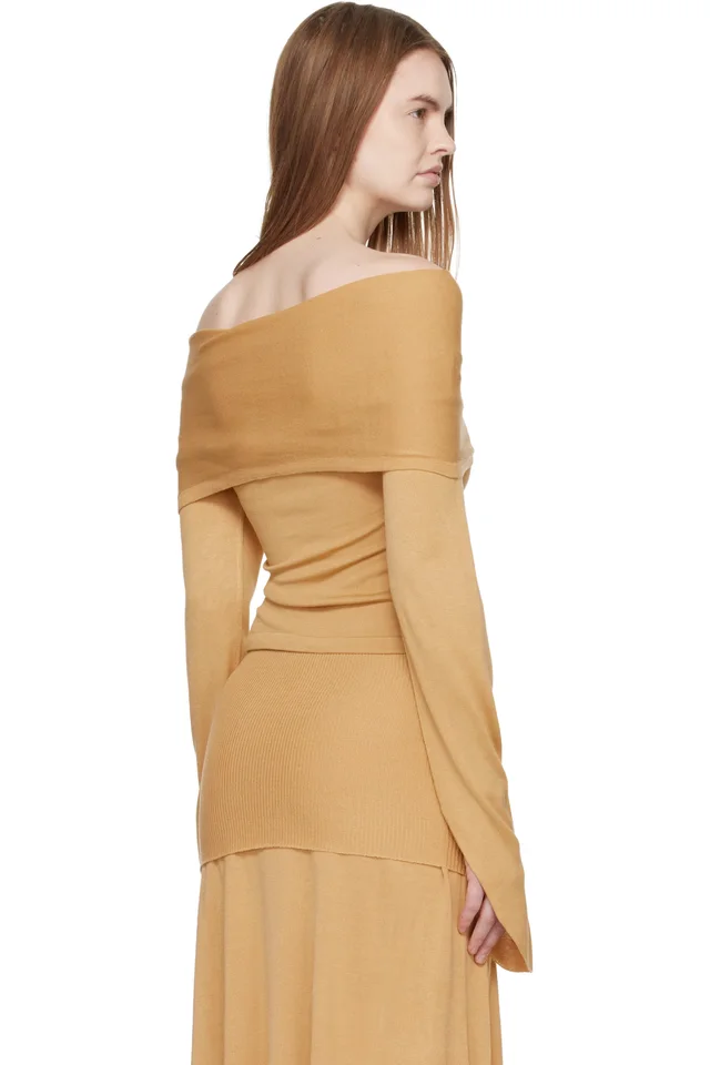 Aya Muse Tan Rylin Top, photo 3 of 4 from SSENSE
