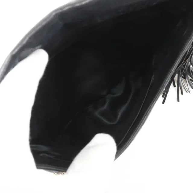 Chanel Matelasse Lambskin Shoulder Bag in Black Lambskin from LuxUness, photo 7 of 20