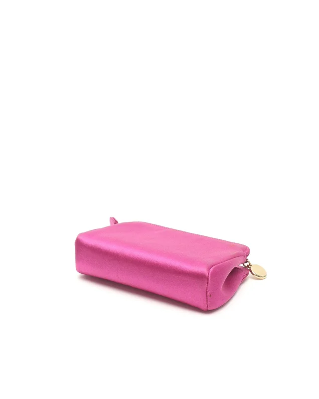 Chanel Coco Mark Satin Pouch in Satin from A Retro Tale, photo 5 of 8