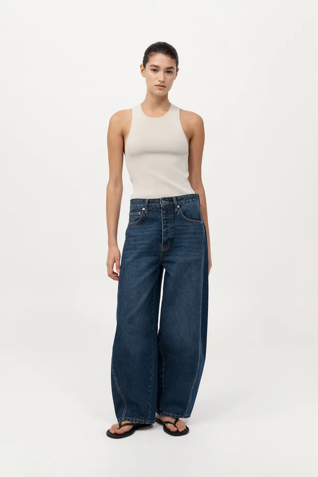 St Agni Sculpted Knit Top - Silver from St. Agni, photo 1 of 1
