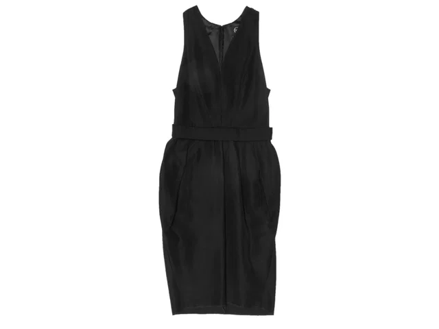Black McQ Alexander McQueen Sleeveless Black Dress Size IT 38 in Black from Designer Revival