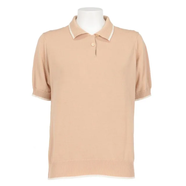 Givenchy Nude Pink Knitted Polo - '90s in pink from Her-Age, photo 2 of 8