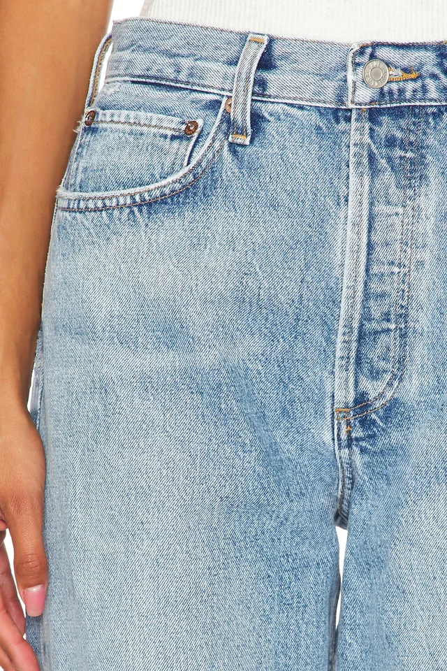 AGOLDE Kelly High Rise Relaxed Straight Jeans in Harmonic, photo 6 of 6 from REVOLVE (Canada)