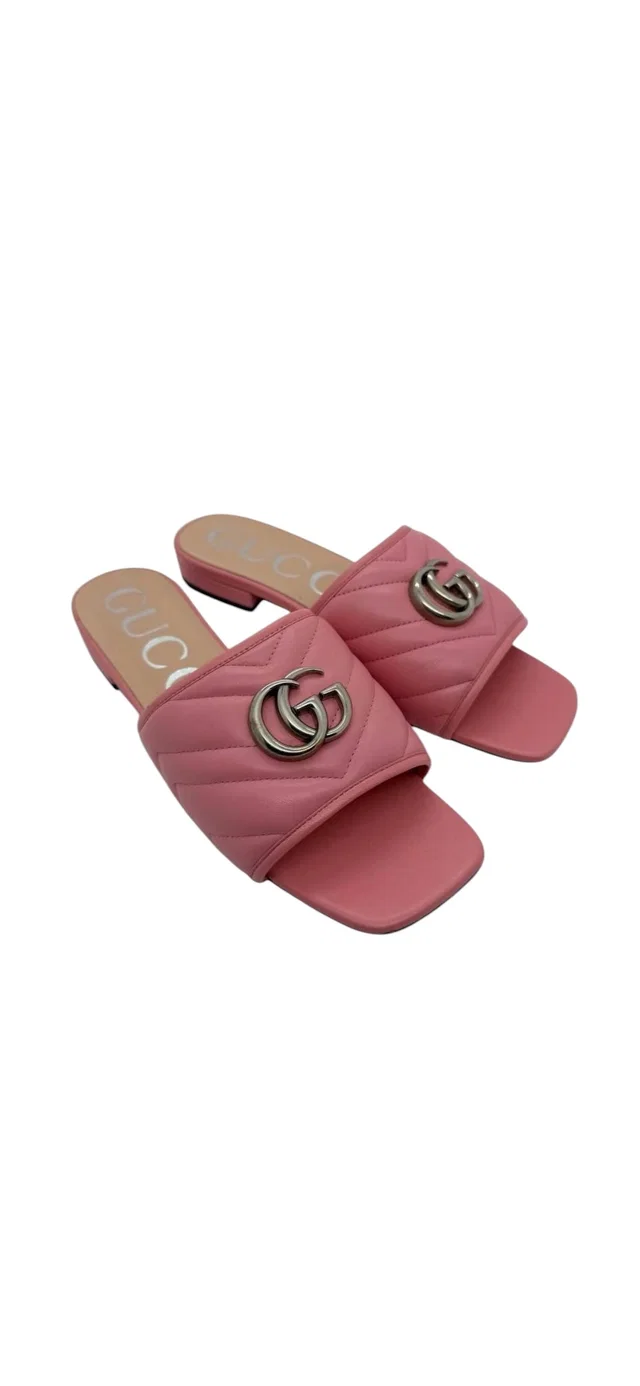 Gucci Marmont Sandals Pink Sz37 in Pink from Luxury Promise