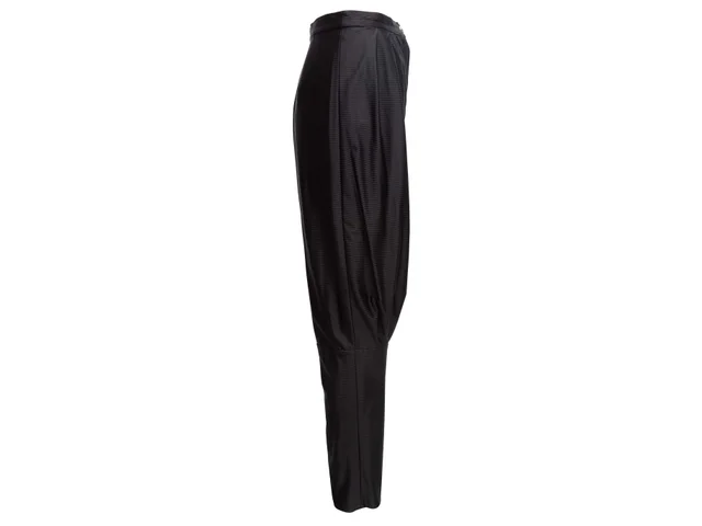 Black Chanel Tonal Striped Jodhpurs Size FR 38 in Black from Designer Revival, photo 2 of 2