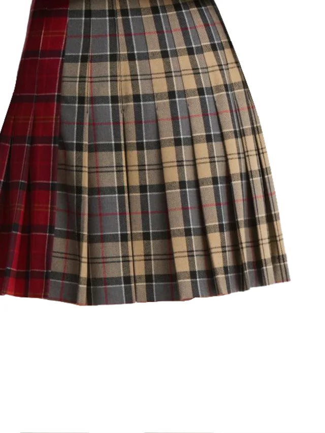Barbour Plaid wrap midi skirt, photo 2 of 5 from SENSER
