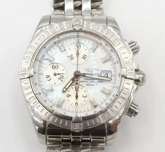 Breitling Chronomat A13356 Factory Diamond Dial in brown|neutral from Poshmark
