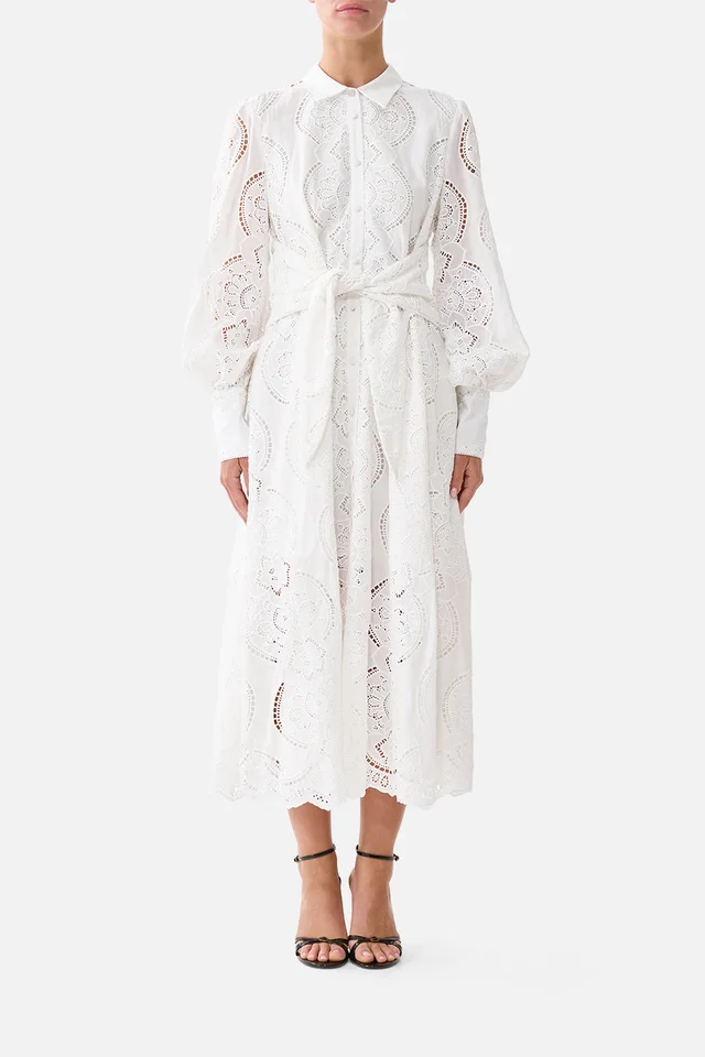 Camilla eBoutique WAIST TIE SHIRT DRESS A TILED WONDERLAND from CAMILLA, photo 1 of 1