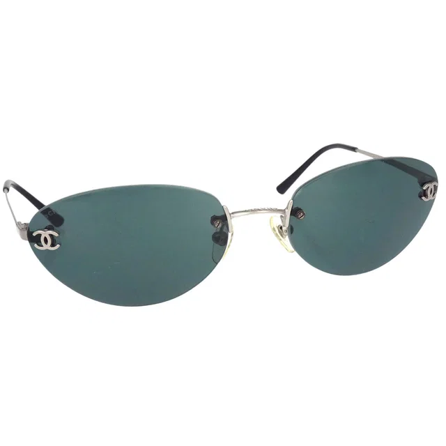 Chanel Sunglasses Eyewear Black 57□19 130 Small Good in Black Resin from AMORE Vintage Tokyo