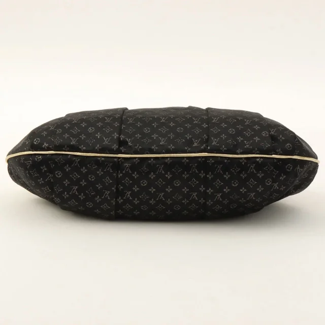 Louis Vuitton 2006 Monogram Satin Aumoniere Noir in Black Satin from VINTAGE QOO TOKYO, photo 10 of 10