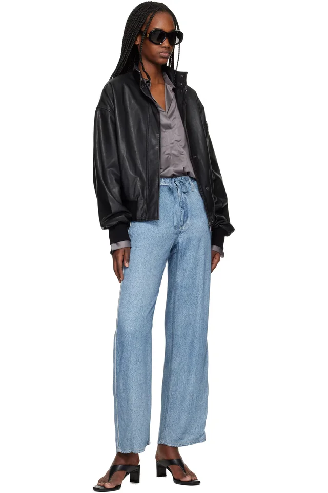rag & bone Blue Miramar Lounge Pants, photo 4 of 4 from SSENSE