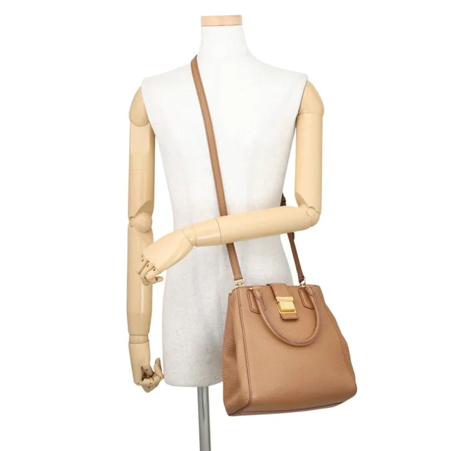 Miu Miu 2WAYBag Brown5BA266 Leather in Leather from GALLERY RARE, photo 7 of 18