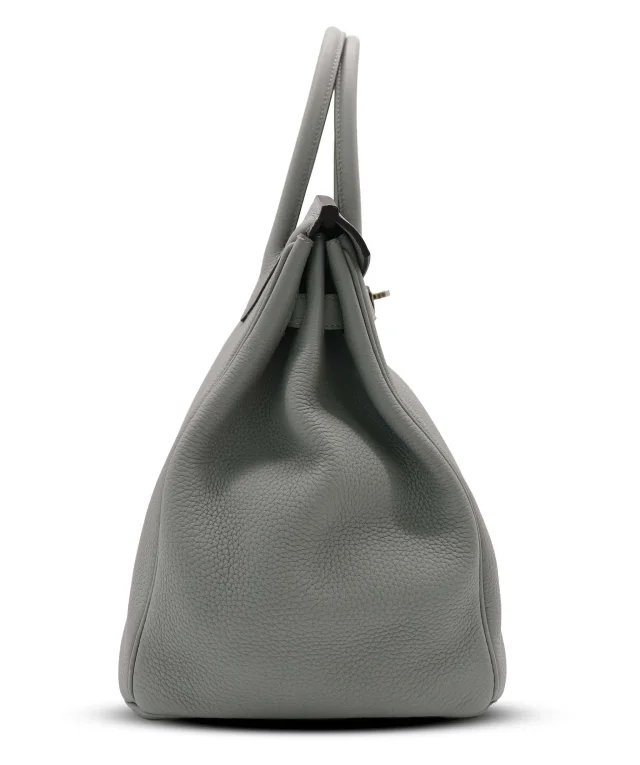 Hermès B35 Gris Mouette in Grey from Luxury Promise, photo 4 of 12