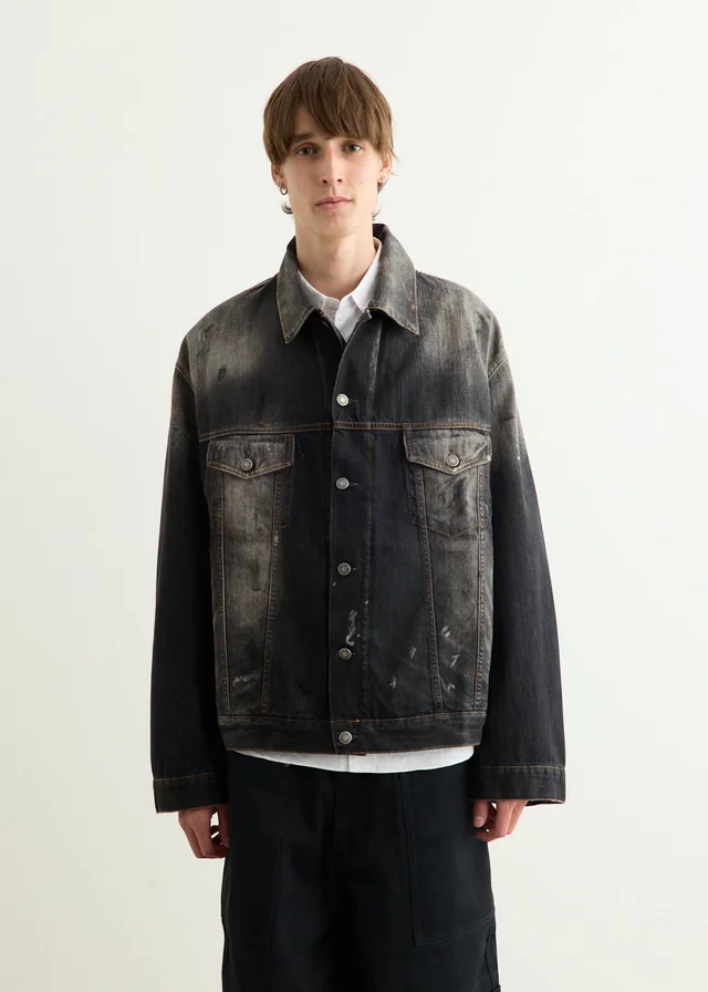 Acne Studios Robert Denim Jacket in Black from Incu, photo 1 of 1