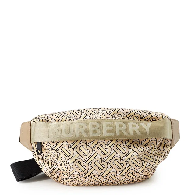 Burberry TBMonogram Sony Crossbody Bag Beige8011615 Nylon in Nylon from GALLERY RARE