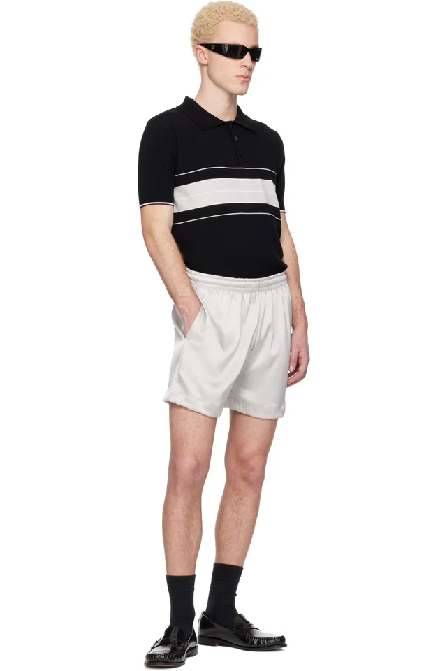 Ernest W. Baker Gray Sport Shorts, photo 4 of 4 from SSENSE