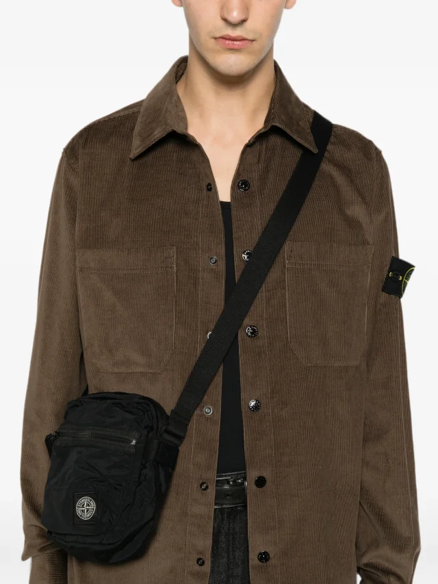 Stone Island 9200015 coated nylon metal in econyl® pouch bag, photo 2 of 2 from FARFETCH