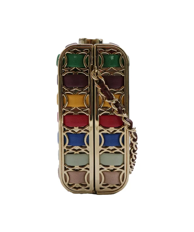 Chanel multicolor caged minaudiere in Multicolor Leather from Luxury Promise, photo 2 of 2
