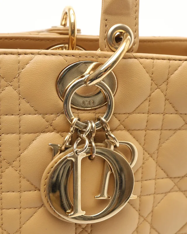 Large Lady Dior Bag in Leather from A Retro Tale, photo 6 of 8