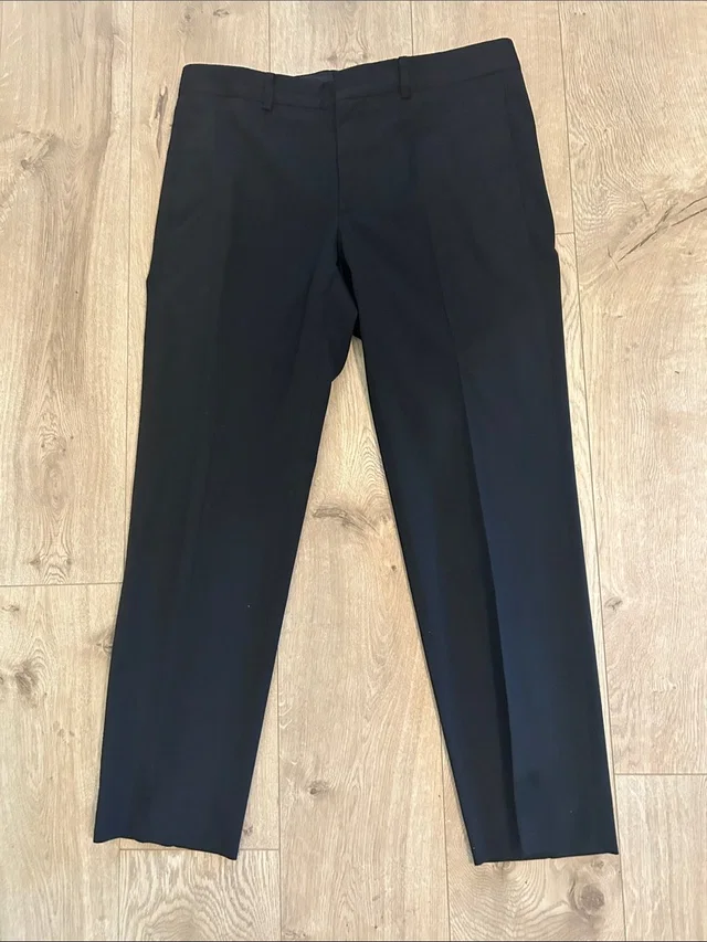 Givenchy Wool Poly Uniform Trouser - Classic Dress Fit - Size Eu50/Us32-34 in black Wool from Poshmark
