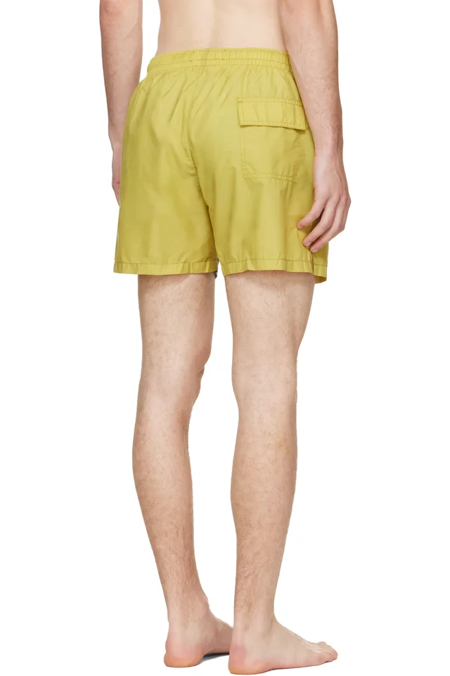 Vivienne Westwood Yellow Surf Boxer Swim Shorts, photo 3 of 4 from SSENSE