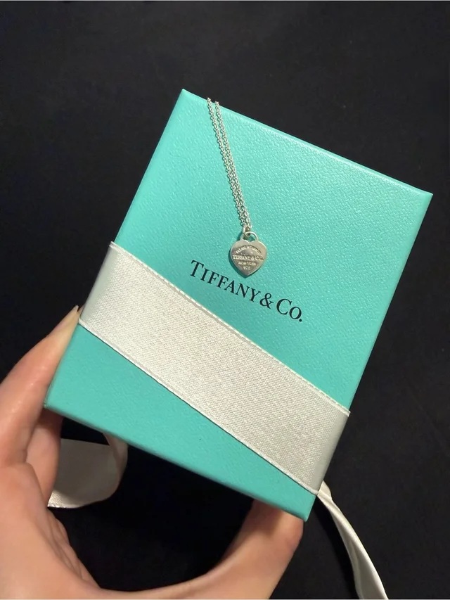 Tiffany & Co. . Silver Heart Necklace With Signature Blue Gift Box And Dust Bag in silver|gray from Poshmark
