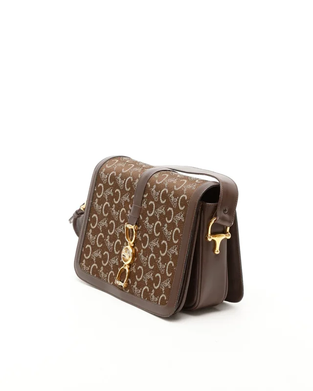 Celine C Horse Carriage Shoulder Bag in Canvas from A Retro Tale, photo 2 of 10