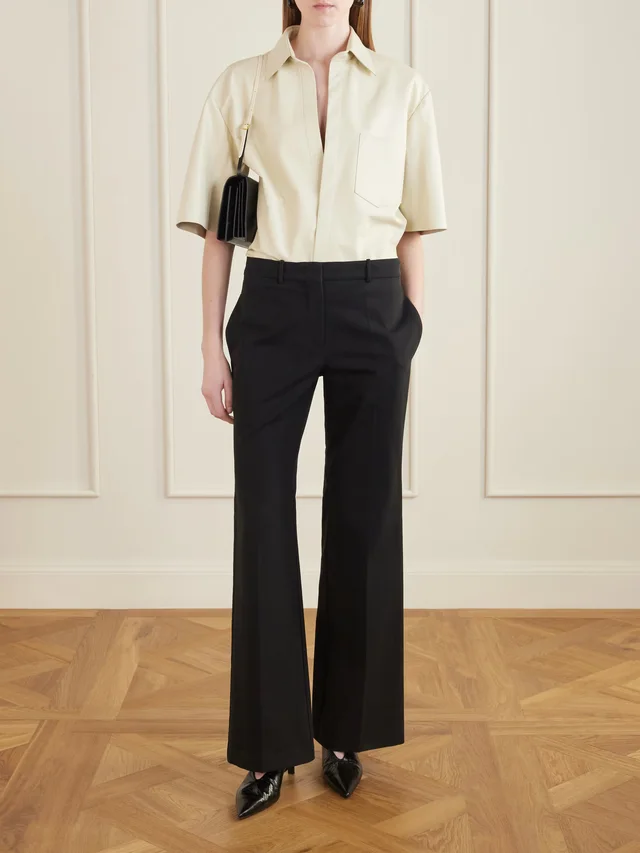 TOVE Jiayun leather shirt in Beige, photo 2 of 2 from NET-A-PORTER (Canada)