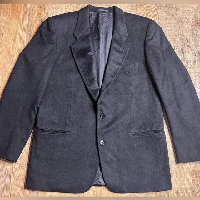 Mens Ing Loro Piana 100% Cashmere Sports Coat Black Size 42 in black Cashmere from Poshmark