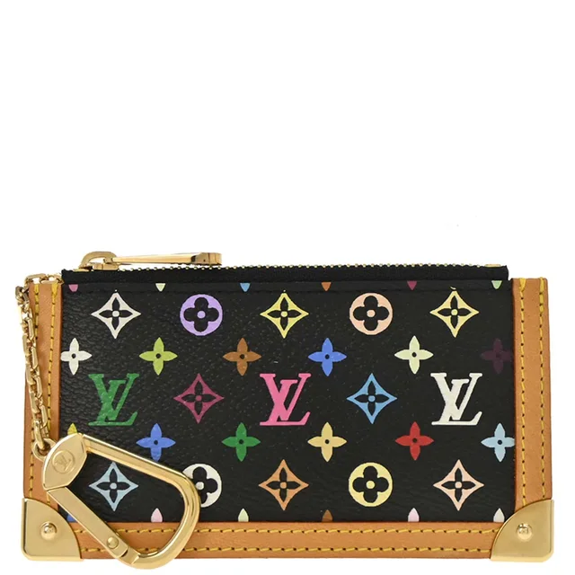 Louis Vuitton Multicolor Pochette Cles Coin Case Wallet M92654 in Multicolor Canvas from AMORE Vintage Tokyo