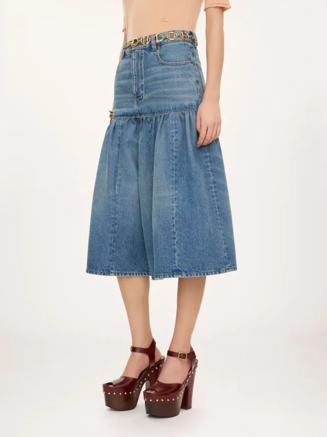 Chloé High-Rise Balloon Bermuda Shorts, photo 4 of 9 from SENSER
