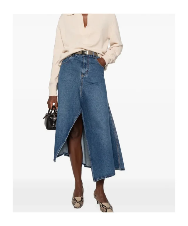 Victoria Beckham Asymmetric hem skirt with a slit, photo 5 of 5 from SENSER