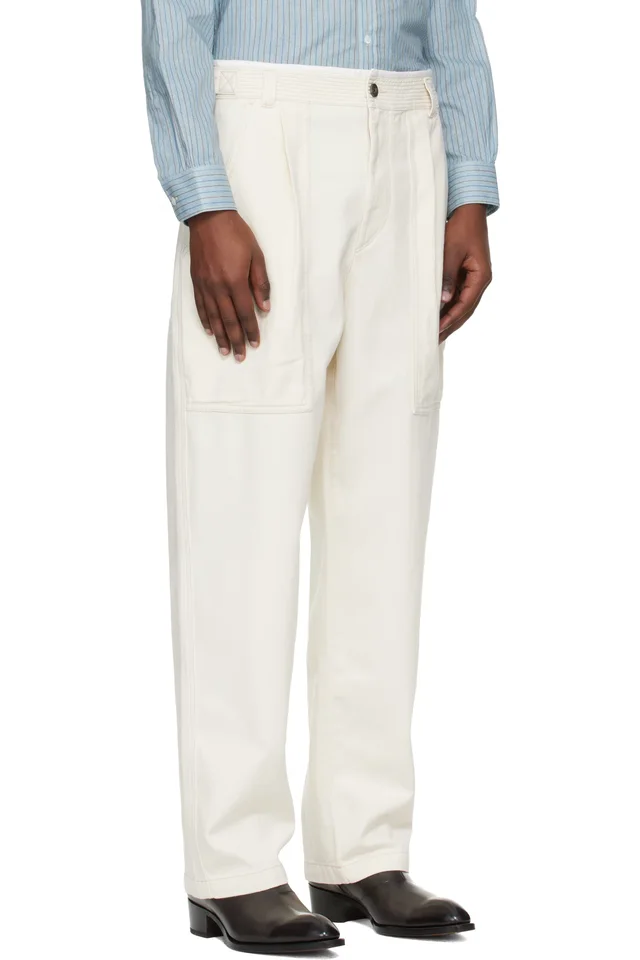 Isabel Marant Off-White Ilyan Jeans, photo 2 of 4 from SSENSE