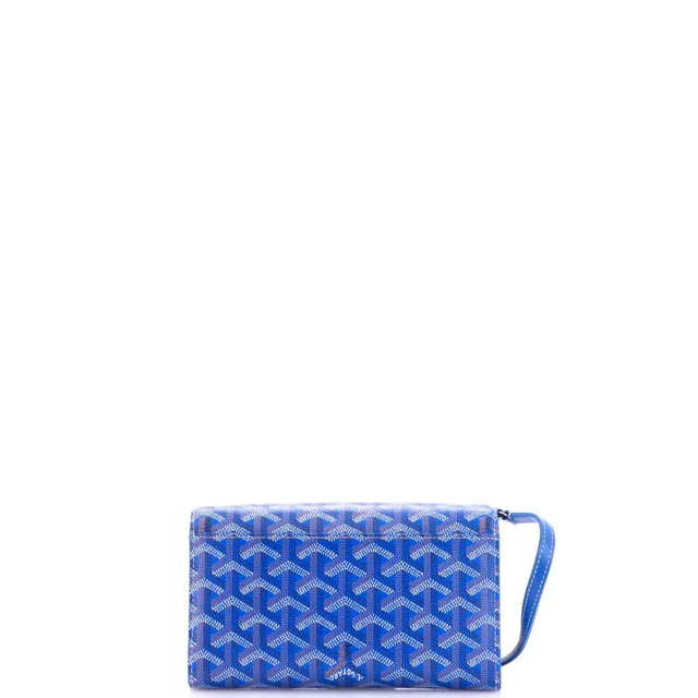 Goyard Varenne Continental Wallet in blue Coated canvas from Poshmark, photo 3 of 7