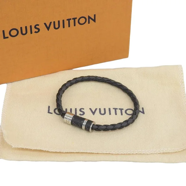 Louis Vuitton Monogram Eclipse Bracelet M6588 in Black Coated/Waterproof canvas from LuxUness, photo 7 of 7