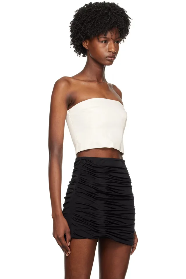 Gauge81 White Lica Tube Top, photo 2 of 4 from SSENSE