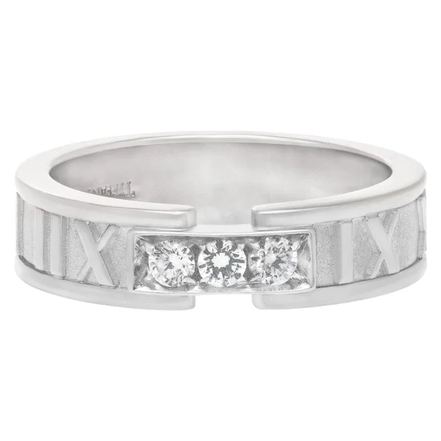 Tiffany & Co. Atlas ring in White White Gold from Gray And Sons