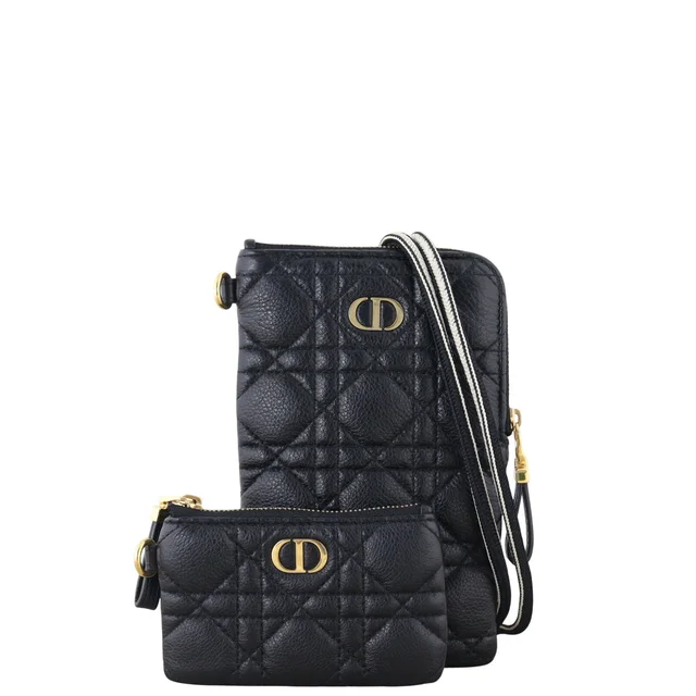 Dior Caro Multifunction Pouch in Caviar leather from Luxe.It.Fwd