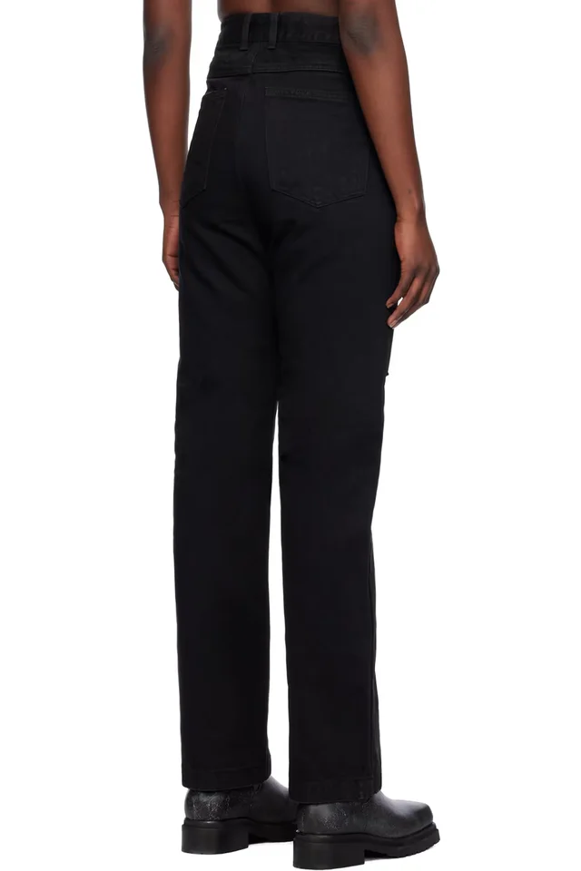 We11done Black Distressed Jeans, photo 3 of 3 from SSENSE