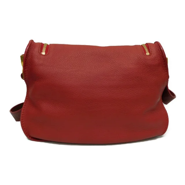 Chloé Marcie Adjustable Strap Shoulder Leather Red Crossbody Bag in red Leather from Poshmark