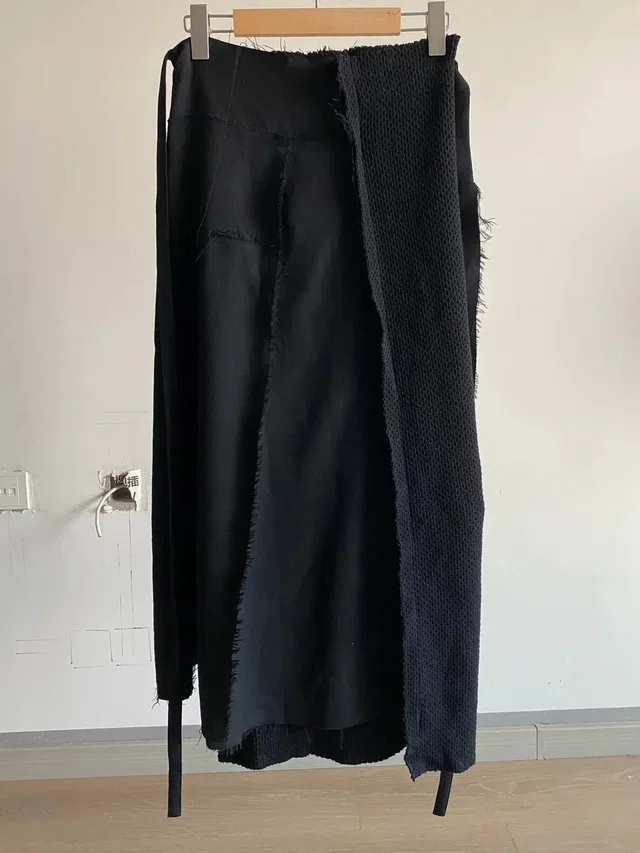 Comme des Garçons ) 2002aw Vintage Wool Wrap Dress M in black Wool from Grailed