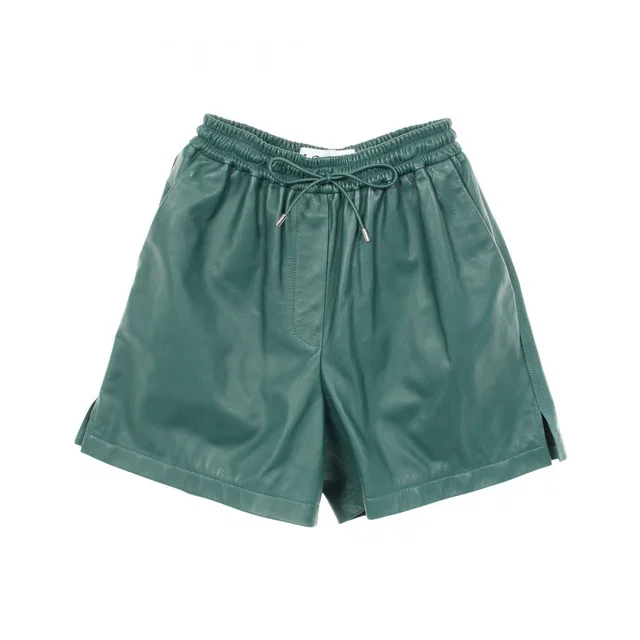 Loewe Shorts Leather in Leather from The Reluxe